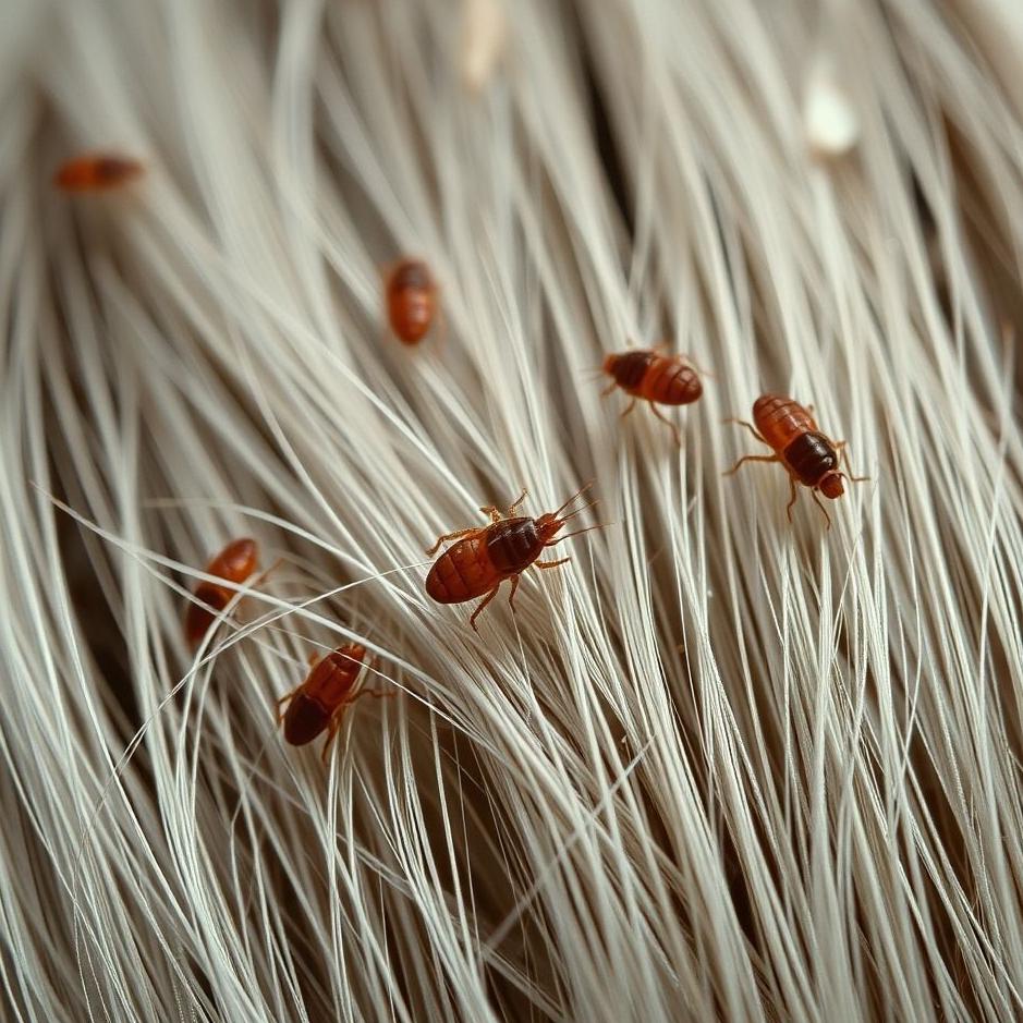 Dream : Lot of lice in your hair in a dream