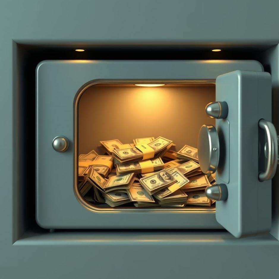 Dream : Lot of money in a safe in a dream