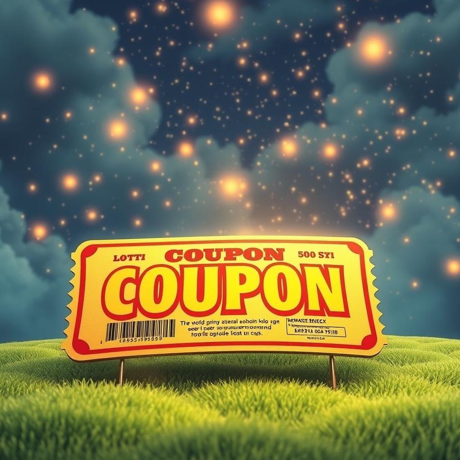 Dream : Lotto coupon in a dream