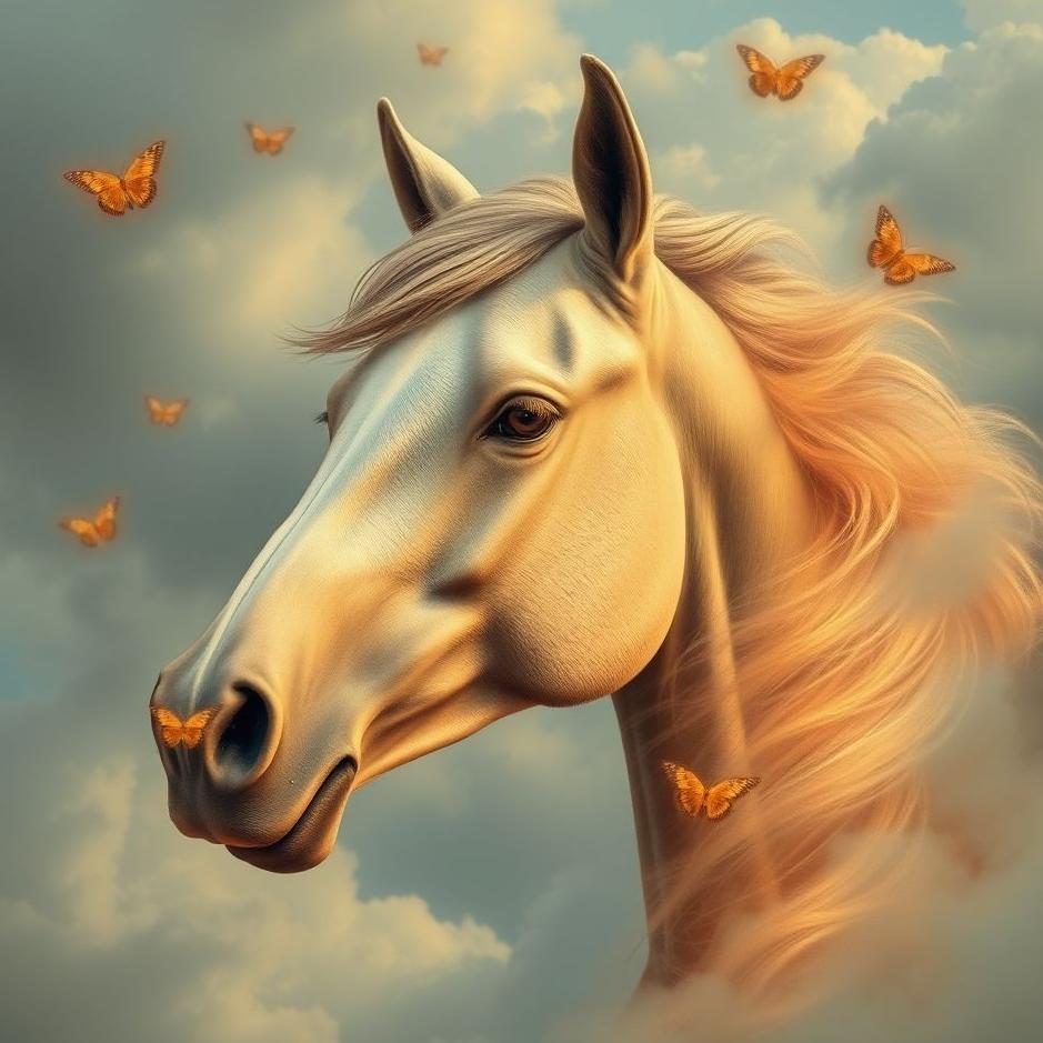 Dream : Love horse head in the dream