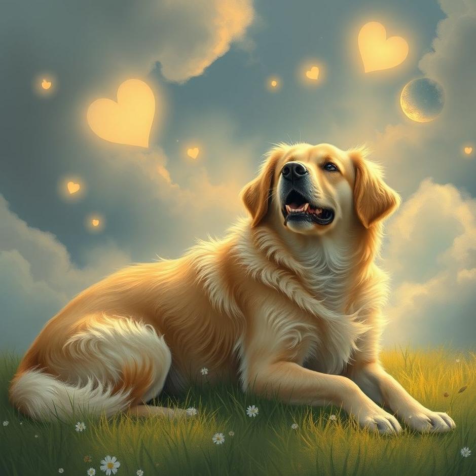 Dream : Love of a dog in a dream