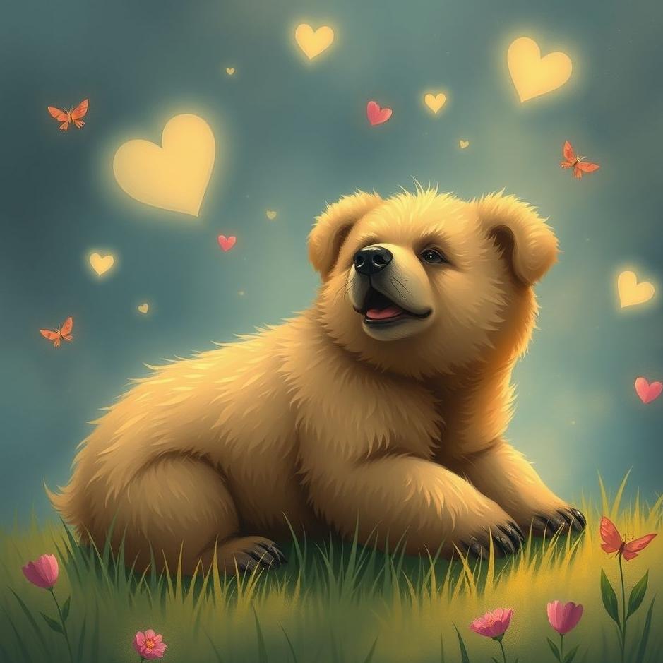 Dream : Love the bear puppy in the dream