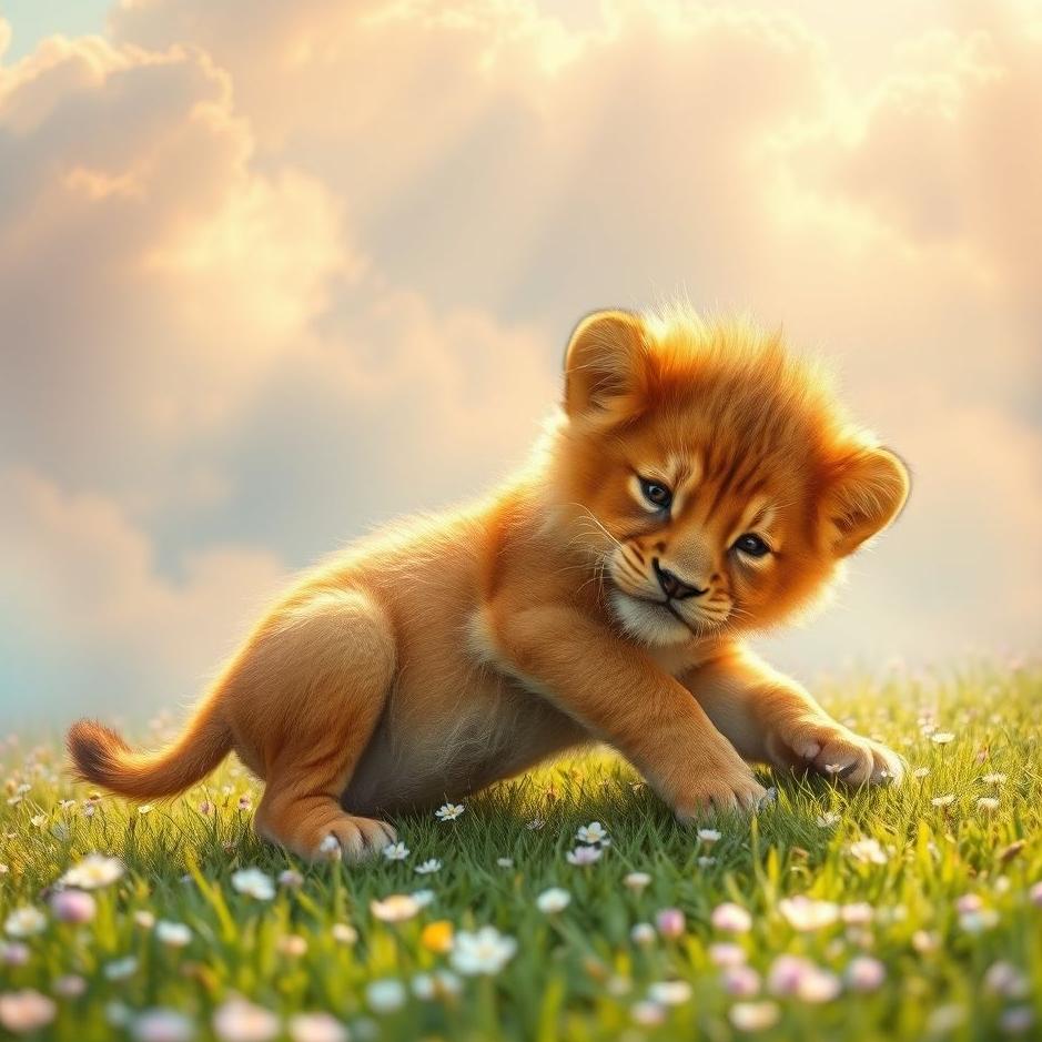 Dream : Love the lion puppy in the dream