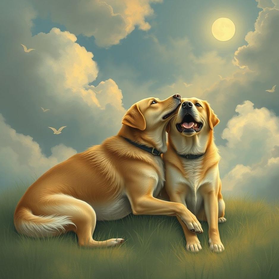 Dream : Lover and a dog in a dream