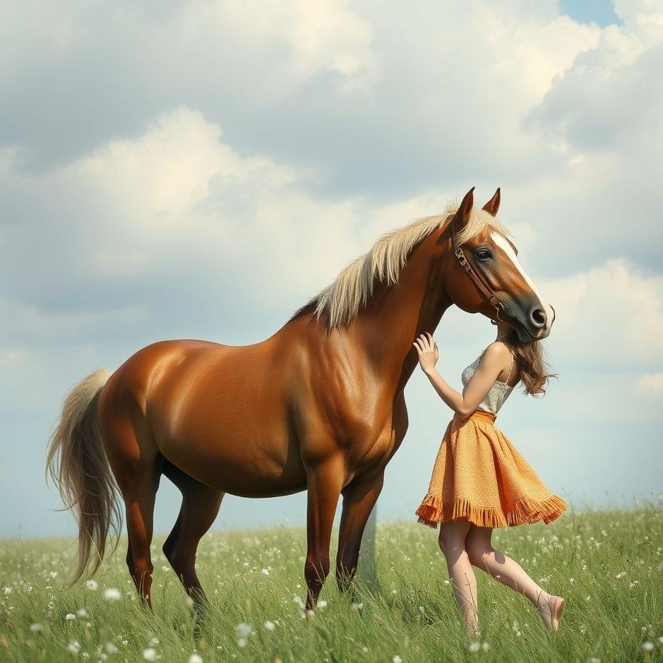 Dream : Lover and a horse in a dream
