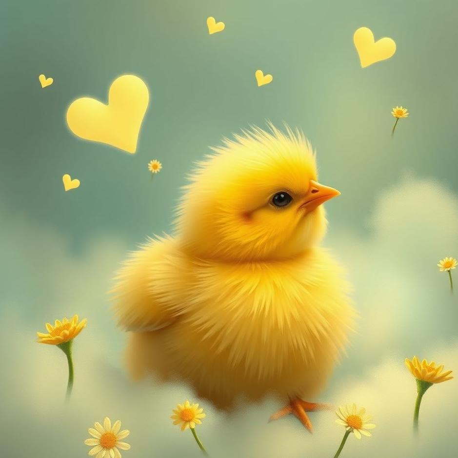 Dream : Loving a yellow chick in a dream