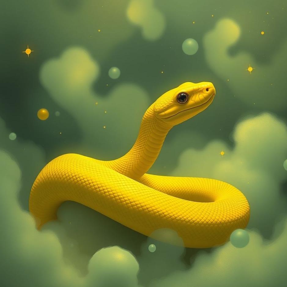 Dream : Loving a yellow snake in a dream