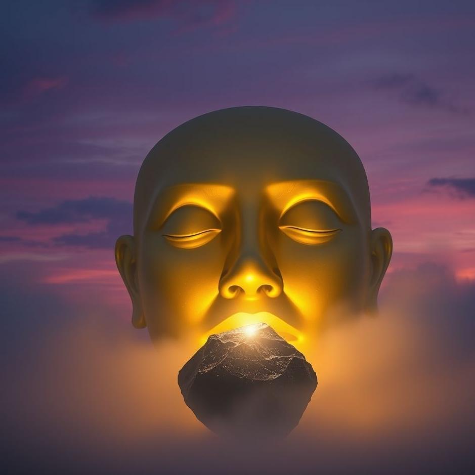 Dream Dictionary : Lower the stone of the golden face in the dream