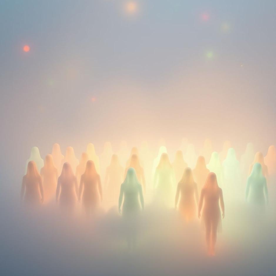 Dream : Luminous people in a dream