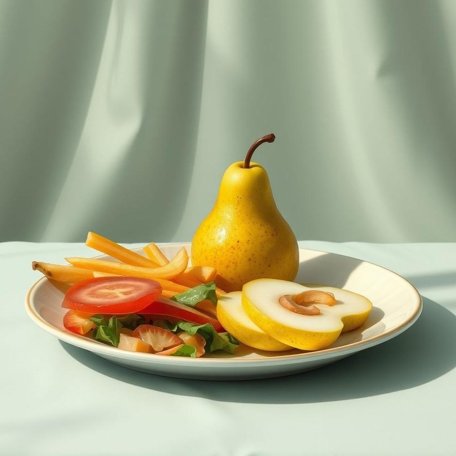 Dream : Lunch and pear in the dream