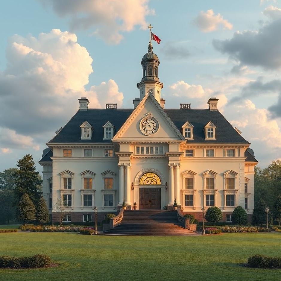 Dream : Luxurious school in a dream