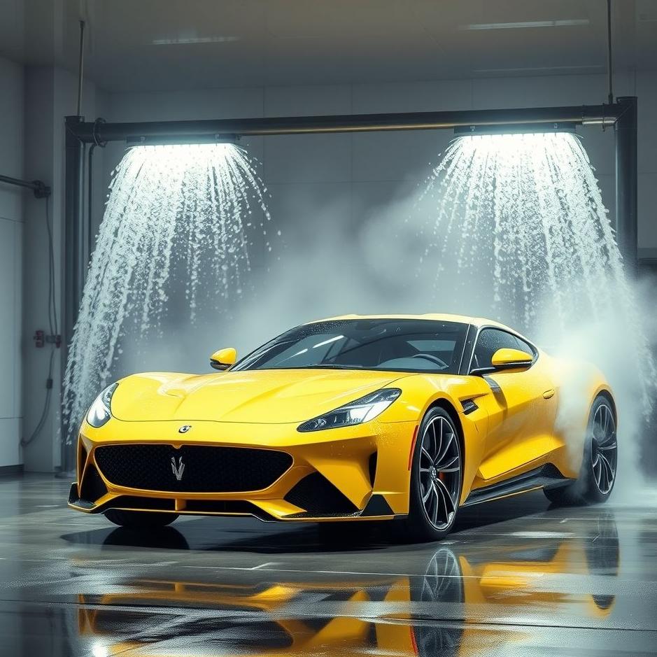 Dream : Luxury car wash in a dream