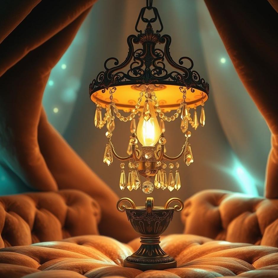 Dream : Luxury lamp in a dream