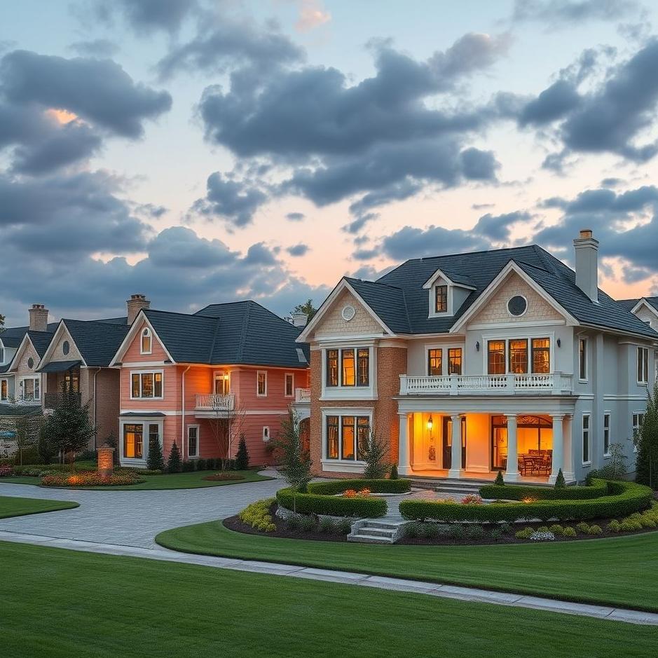 Dream : Luxury neighborhood in a dream