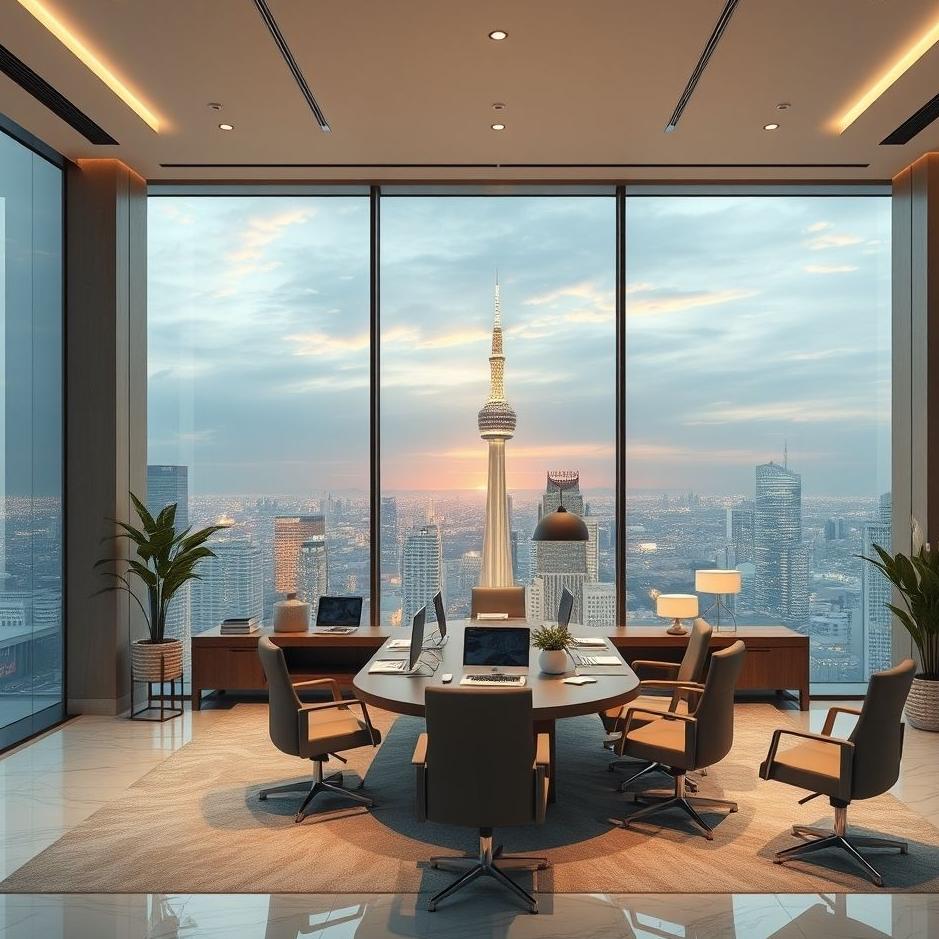 Dream : Luxury workplace in a dream