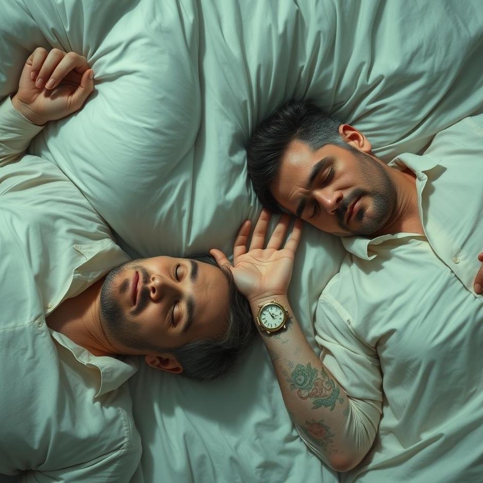 Dream : Lying between two men in a dream