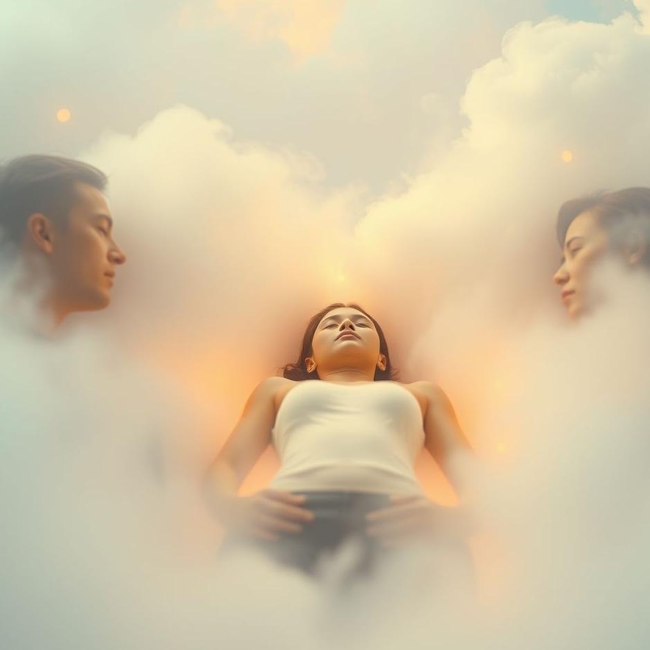 Dream : Lying between two people in a dream