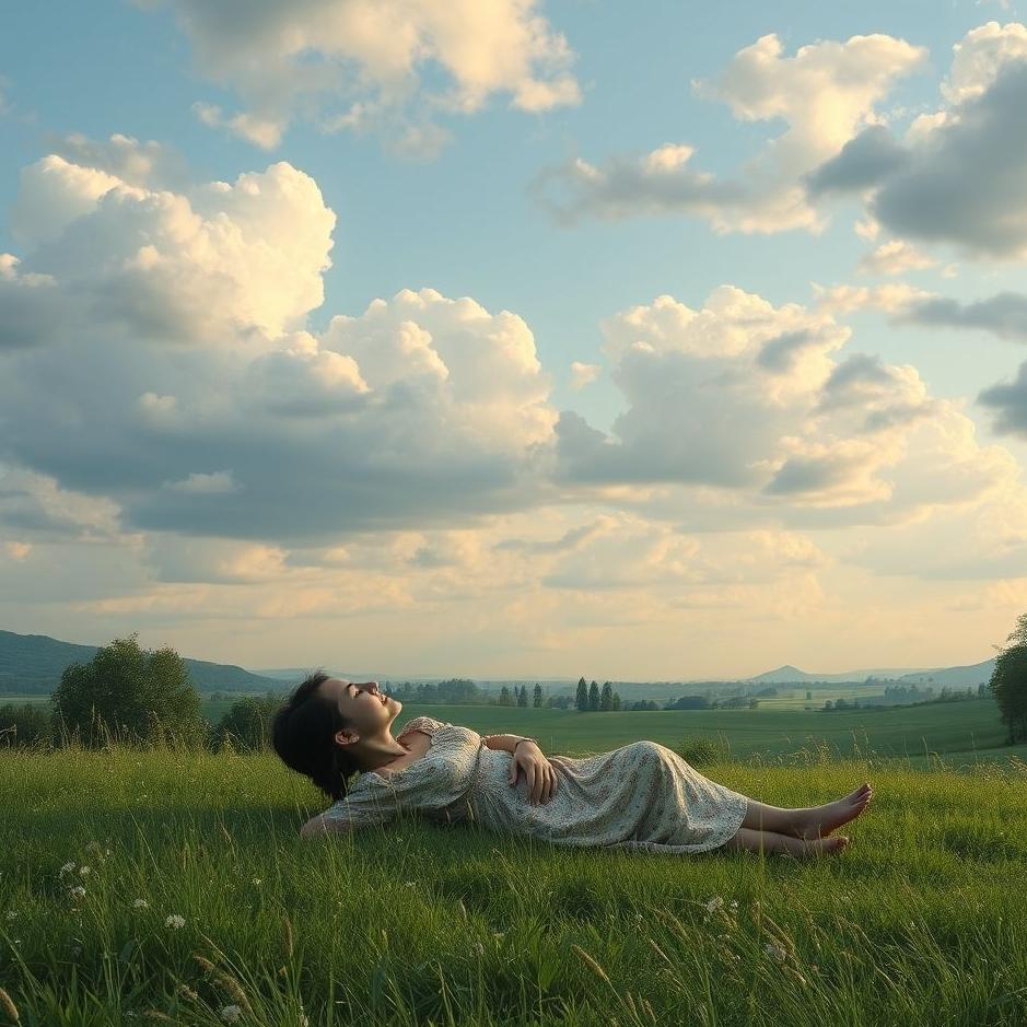 Dream : Lying down in the countryside in a dream