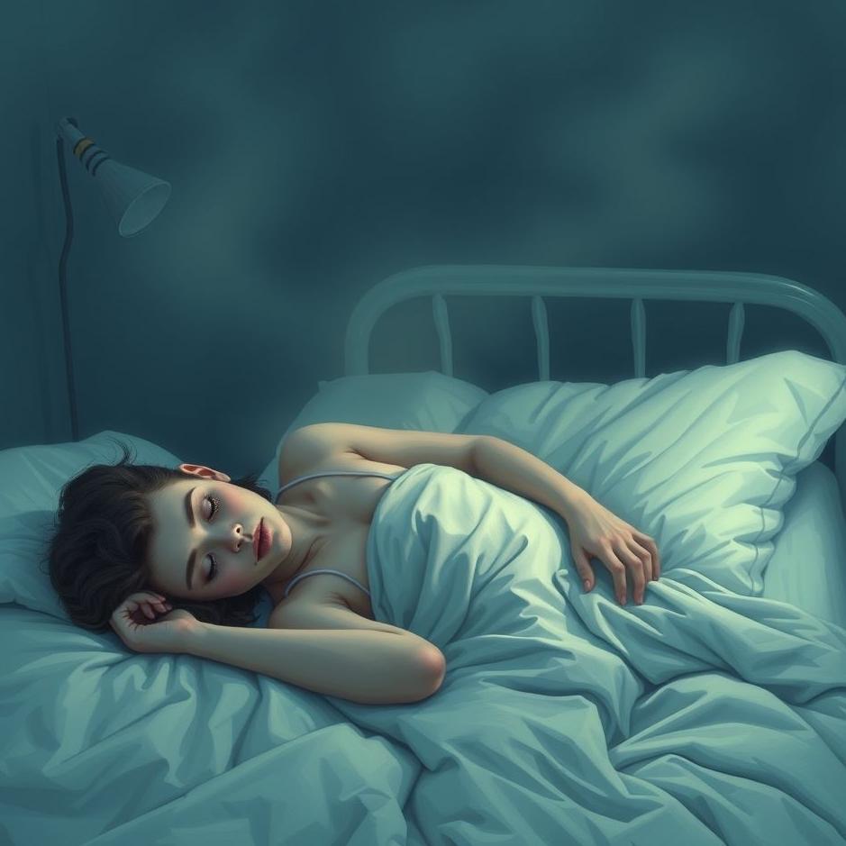 Dream : Lying down on a sick bed in a dream