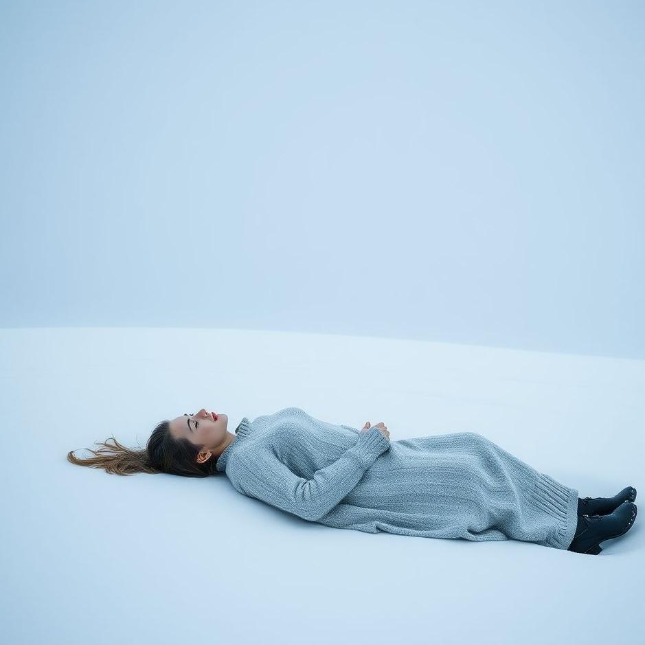 Dream : Lying down on snow in a dream