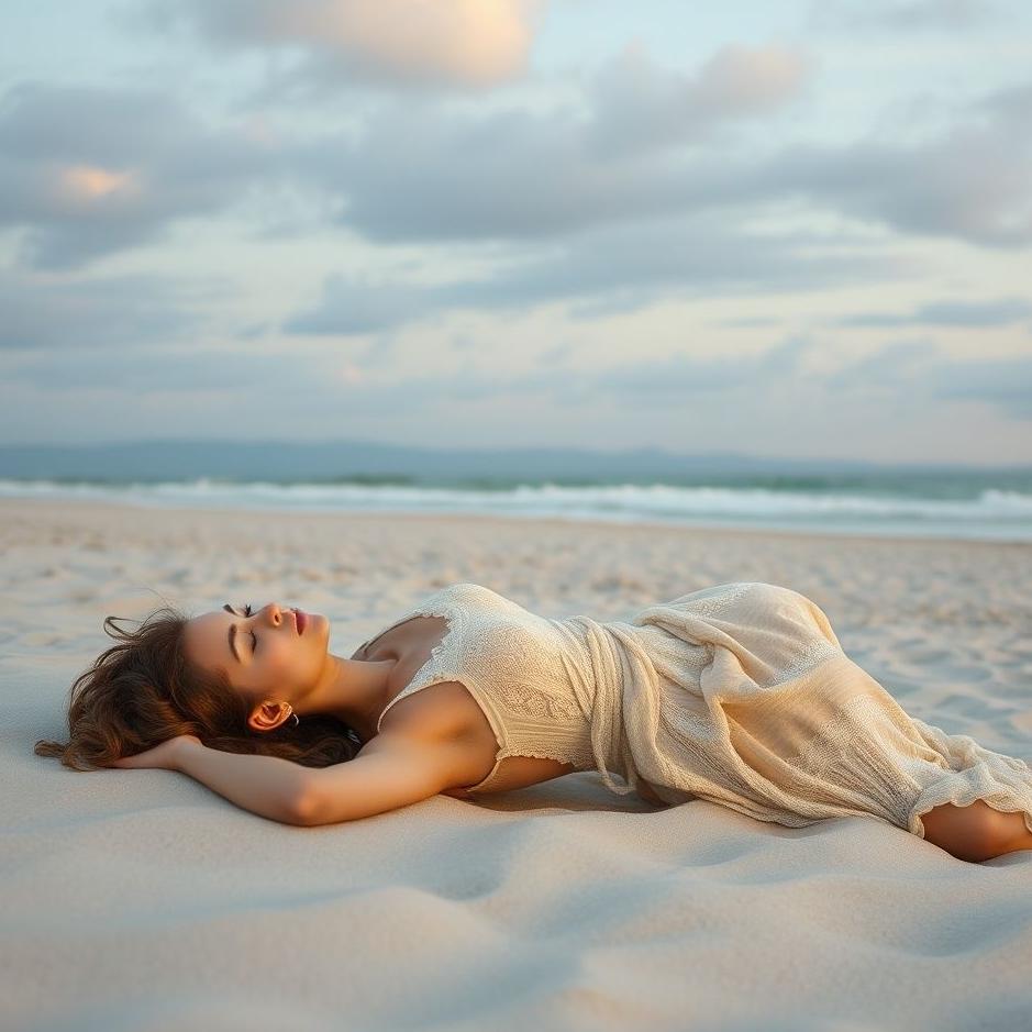 Dream : Lying down on the sand in a dream