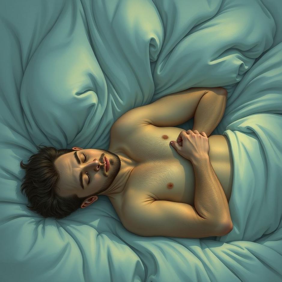 Dream : Lying down with a man in a dream