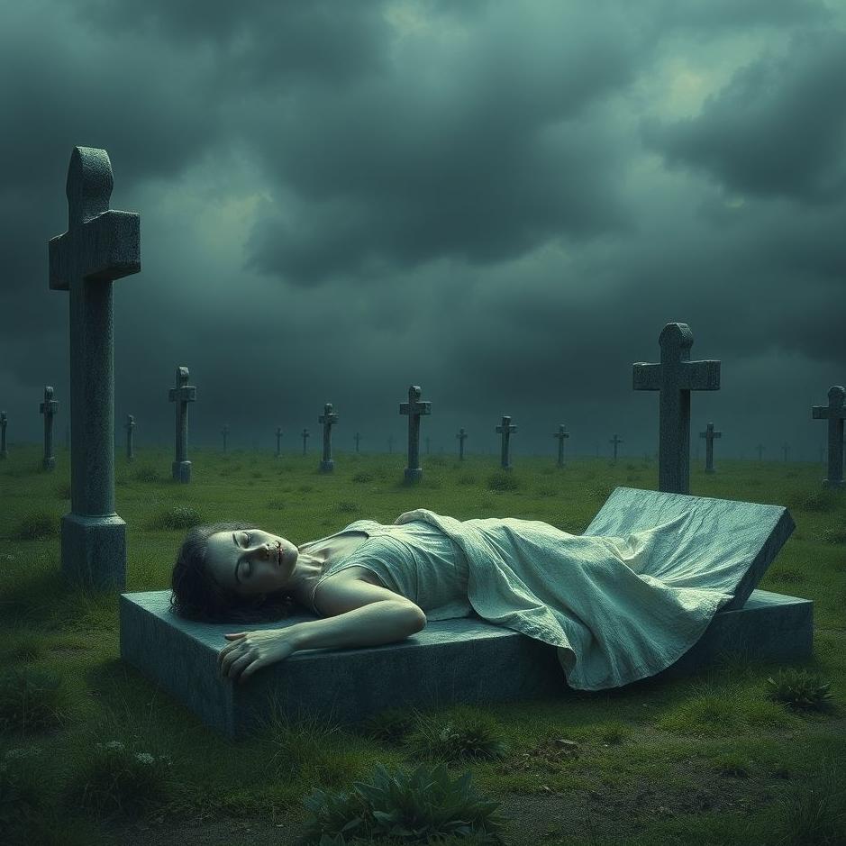 Dream : Lying in a grave in a dream