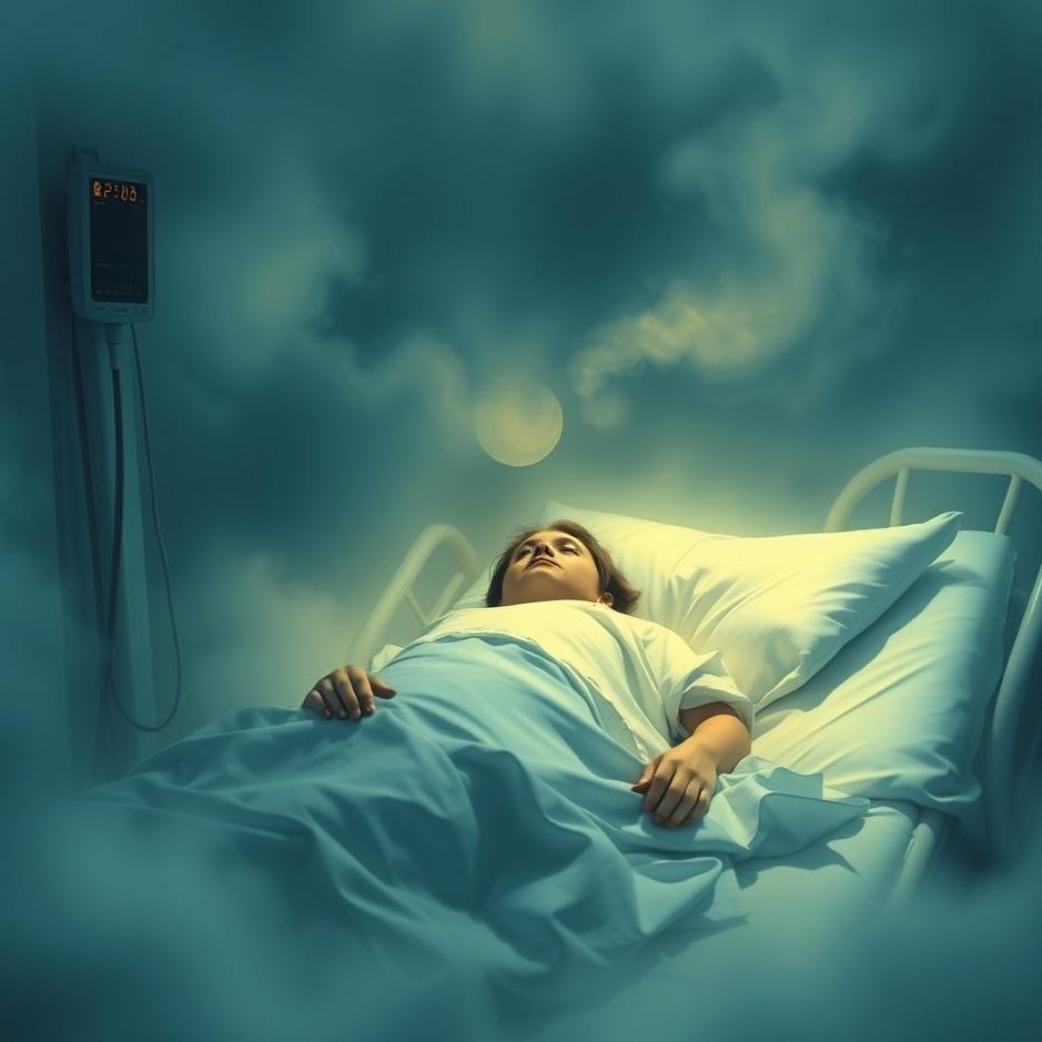 Dream : Lying in a hospital bed in a dream