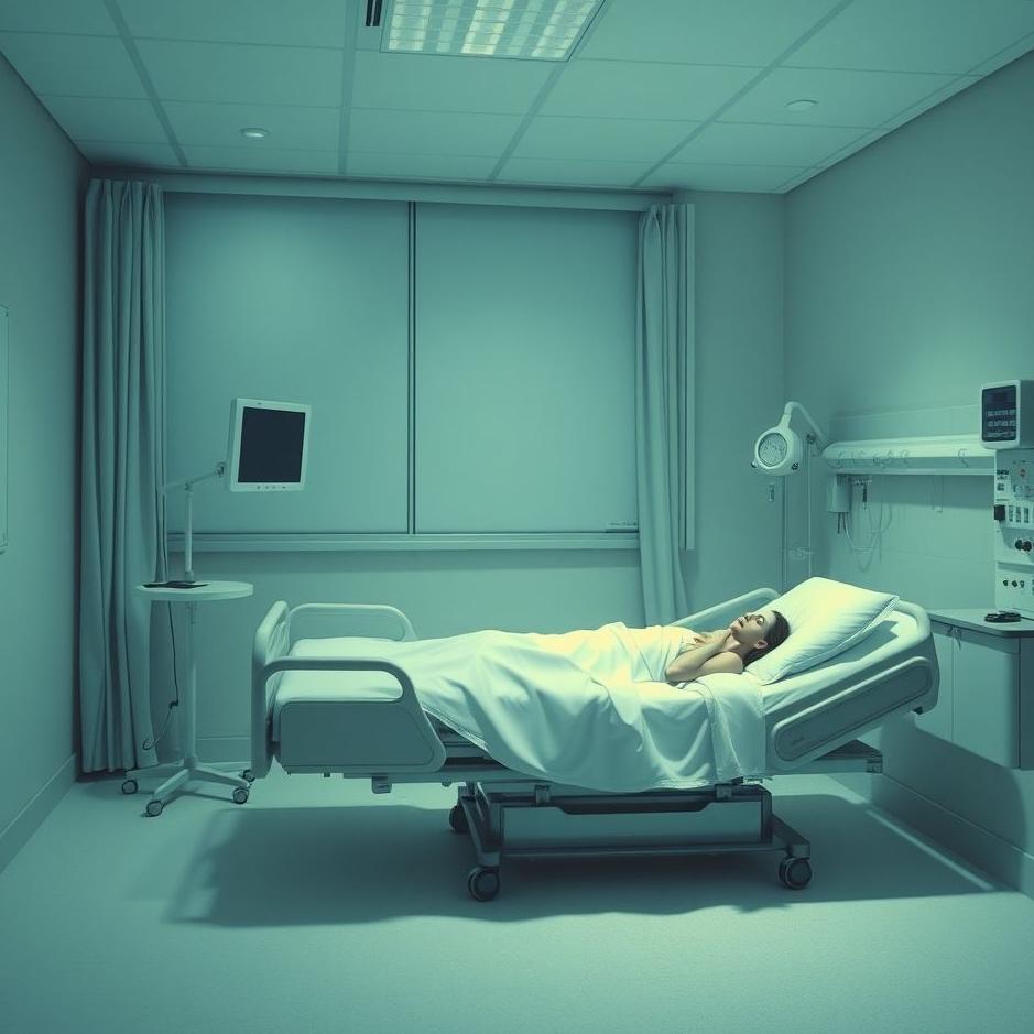Dream : Lying in a hospital room in a dream