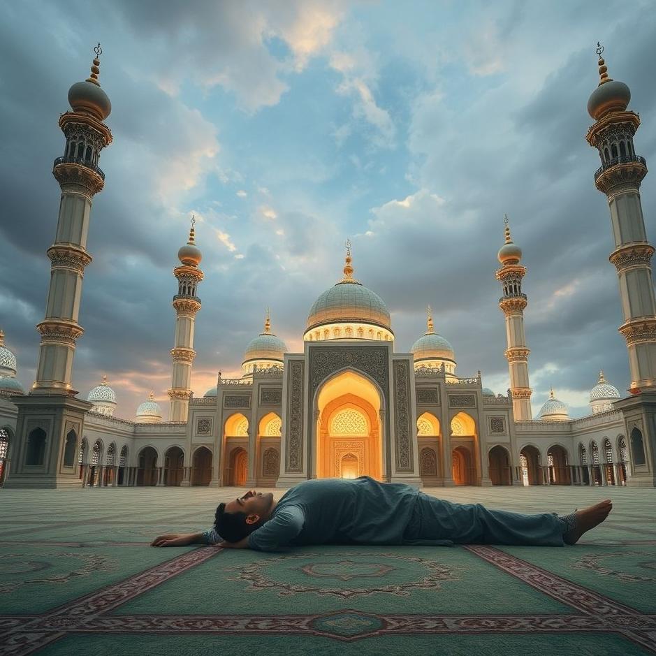 Dream : Lying in a mosque in a dream