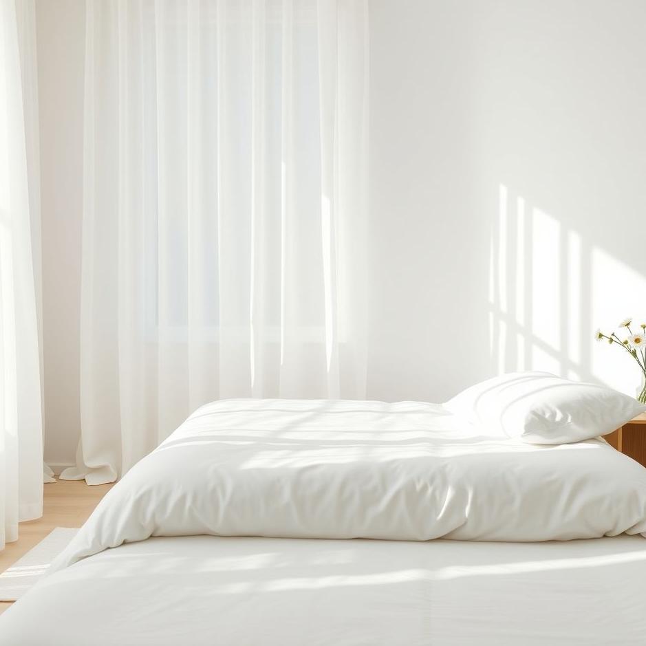 Dream : Lying in a white bed 