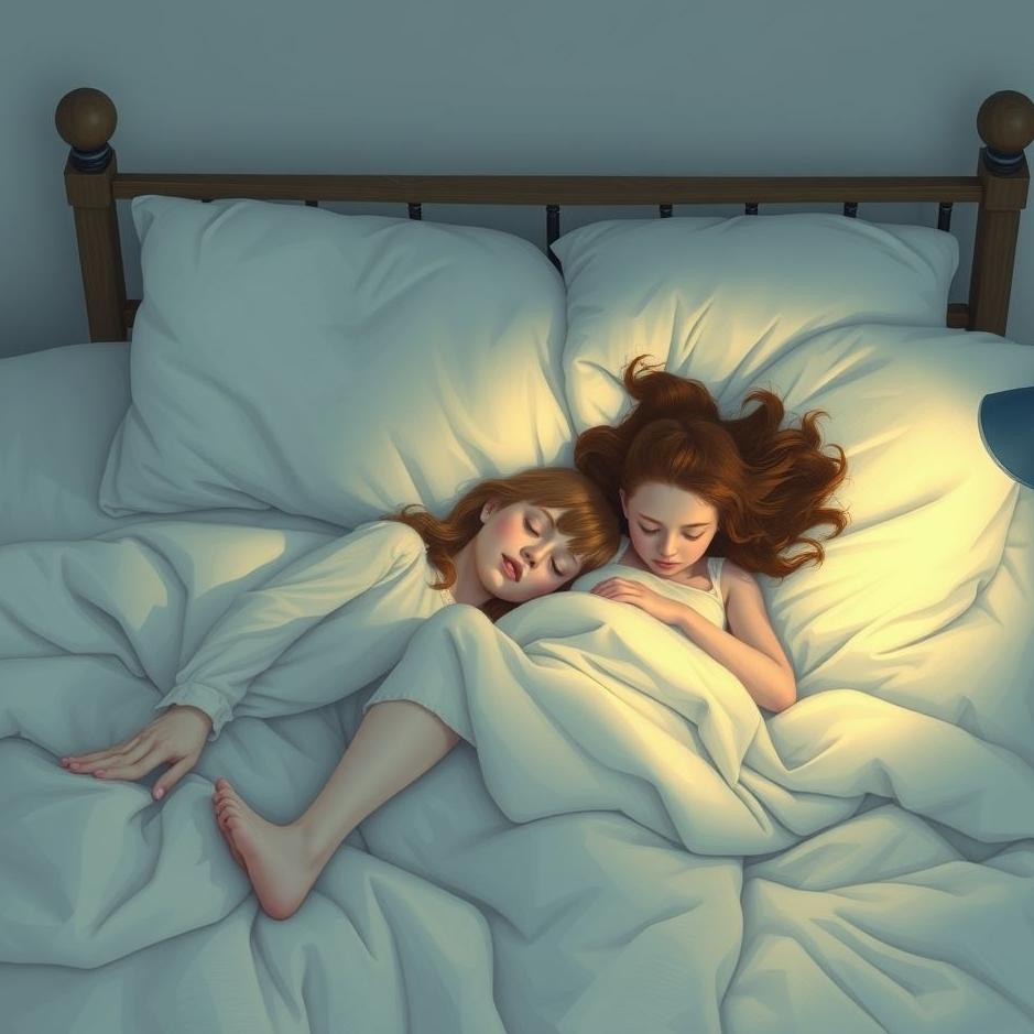 Dream : Lying in the same bed with a girl in a dream