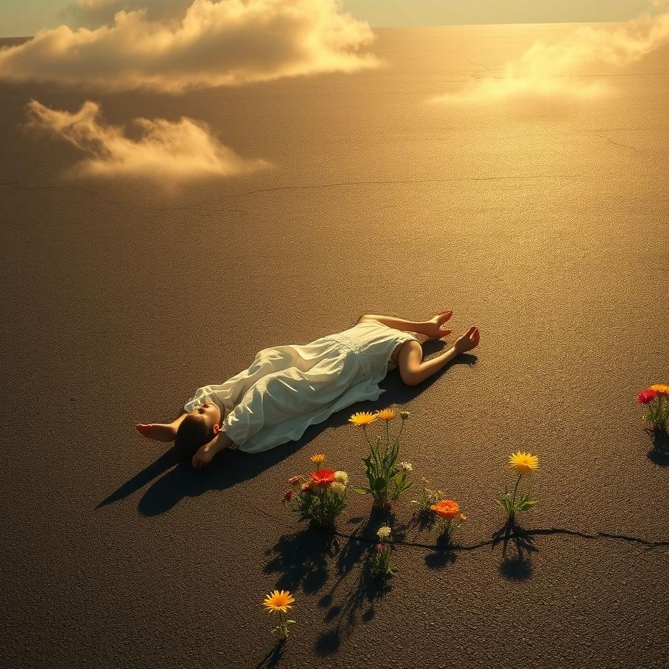 Dream Dictionary : Lying on the asphalt in the dream