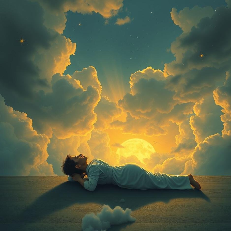 Dream : Lying on the threshold in a dream