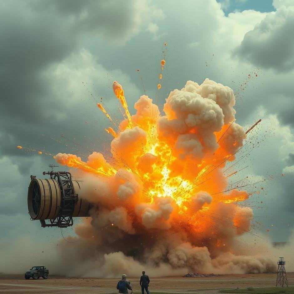 Dream : Machine explosion in a dream