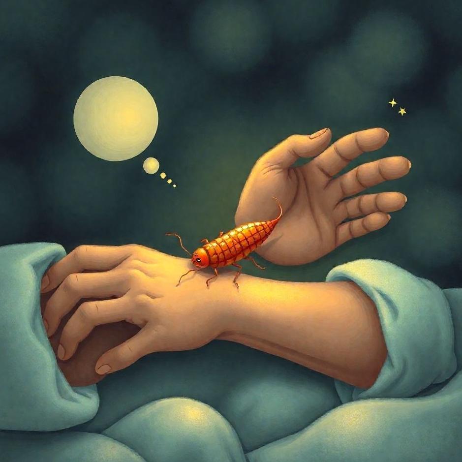 Dream : Maggot coming out of your arm in a dream