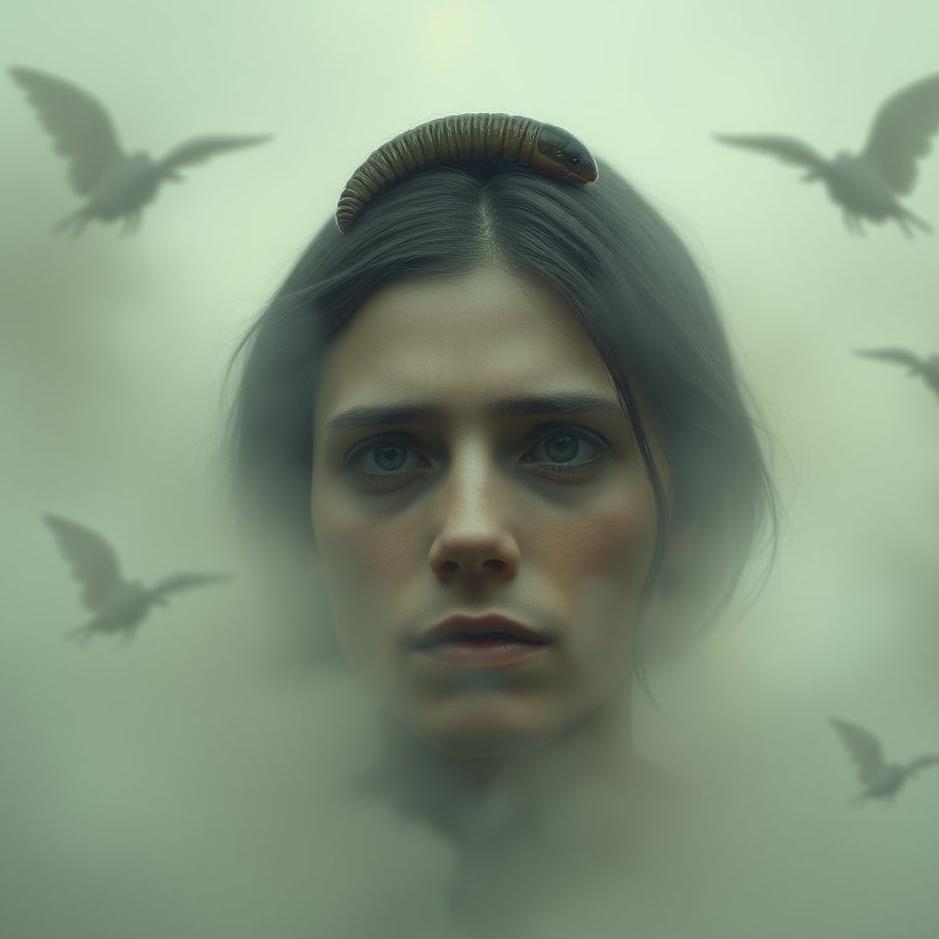 Dream : Maggot on your head in a dream