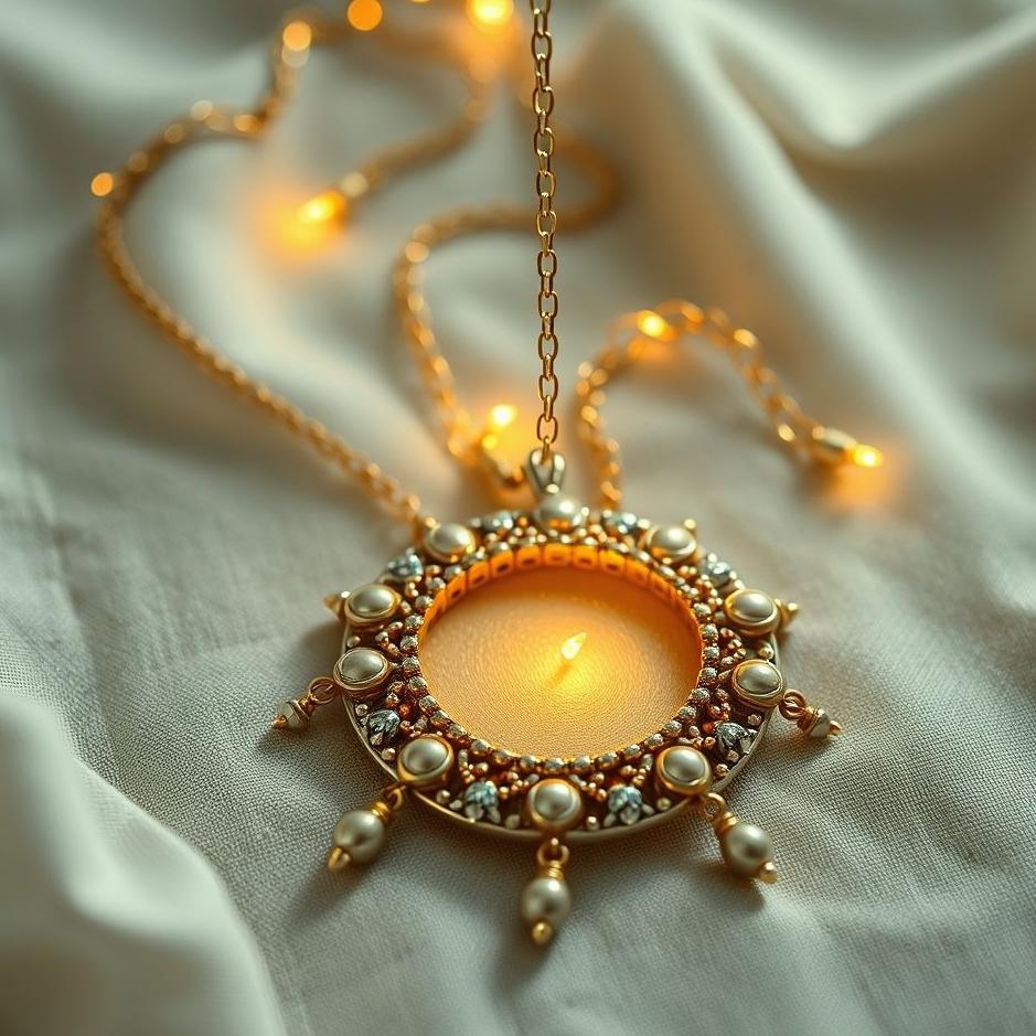 Dream : Making a necklace in a dream