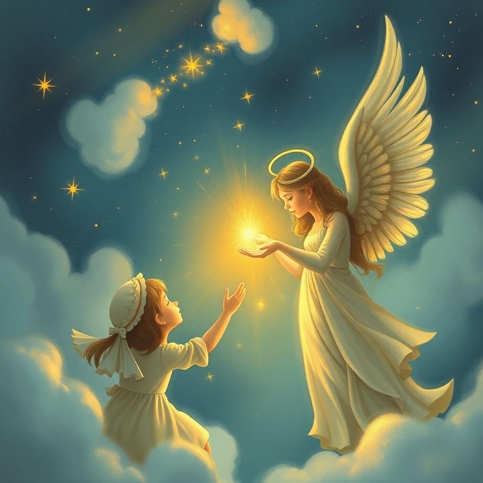 Dream : Making a wish from an angel in a dream