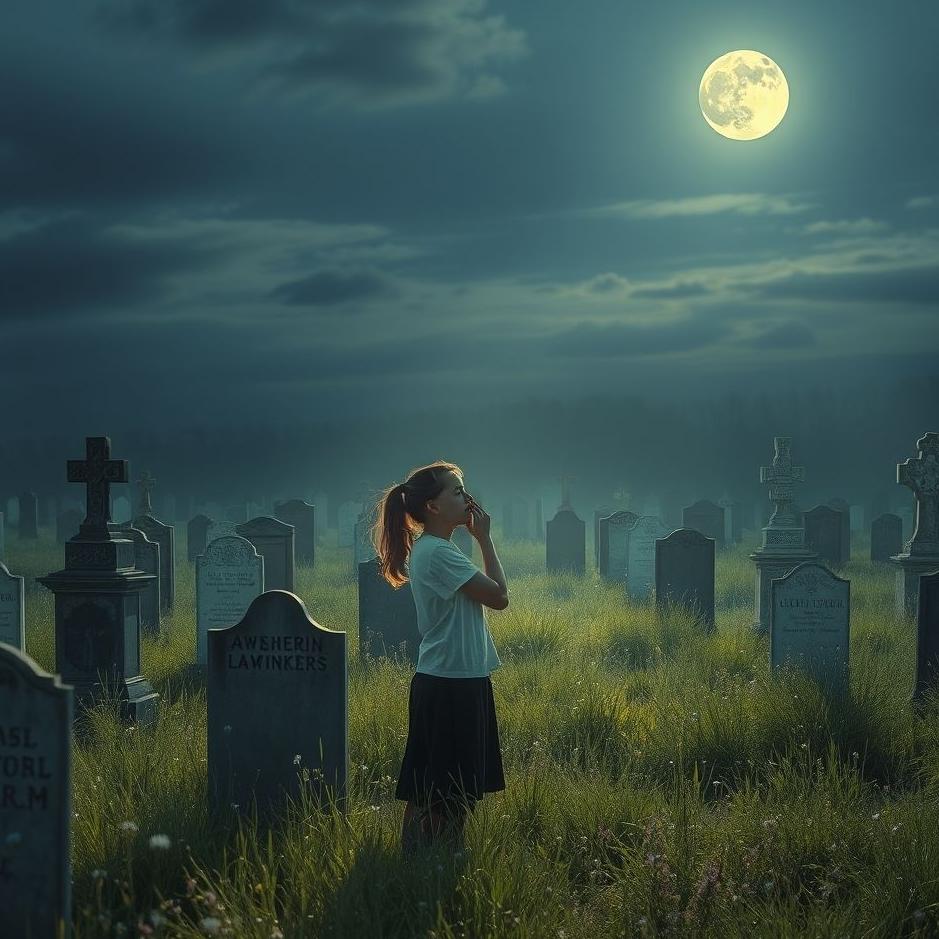 Dream : Making a wish in a cemetery in a dream
