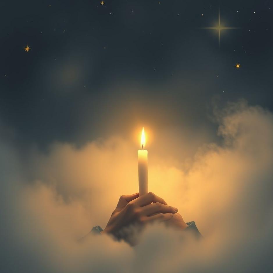 Dream : Making a wish with a candle in a dream