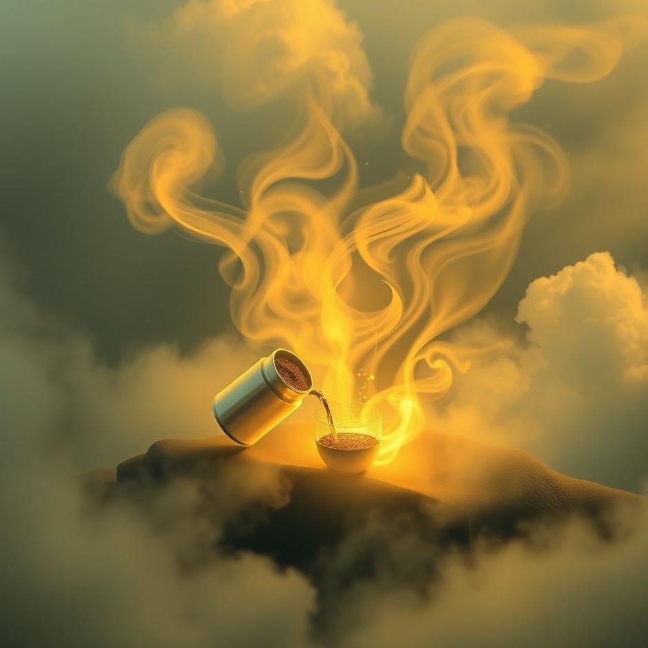 Dream : Making and distributing coffee in a dream