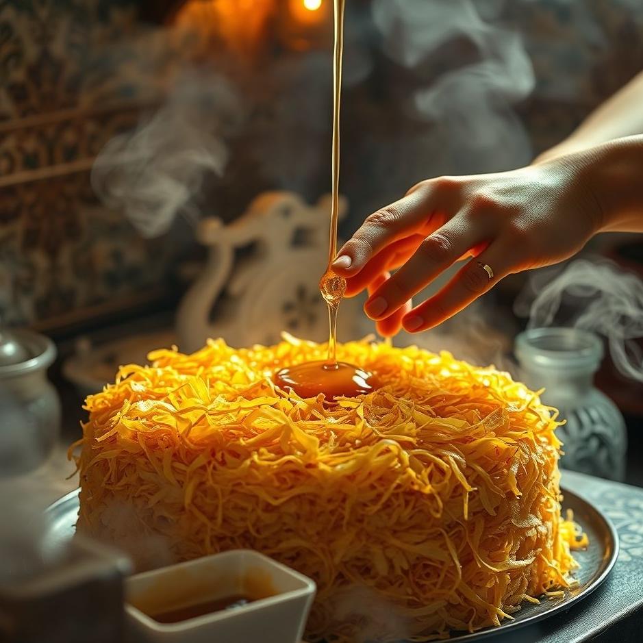 Dream : Making kunafe in a dream