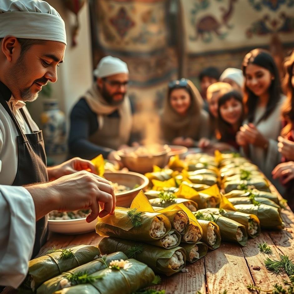 Dream : Making sarma and distributing it in a dream