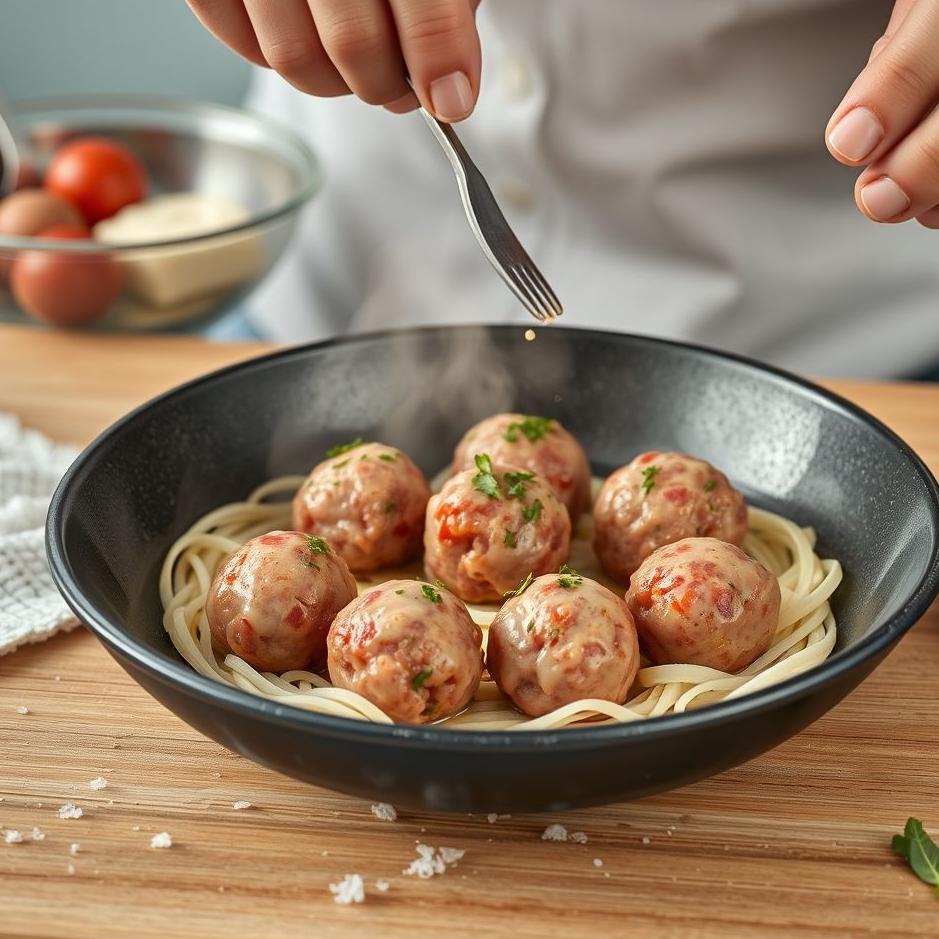 Dream : Making small meatballs in your dream