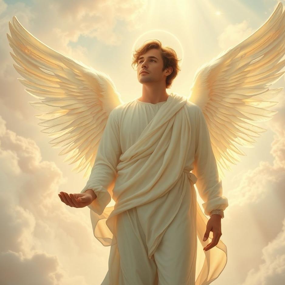 Dream : Male angel in a dream