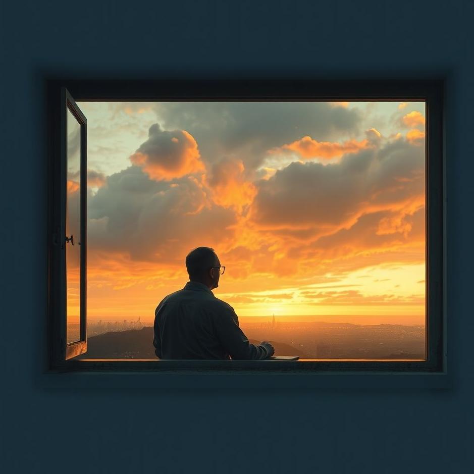 Dream : Man at the window in a dream