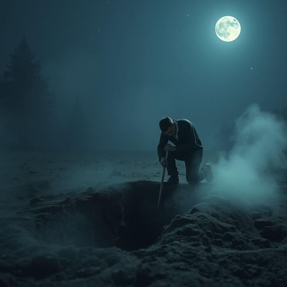 Dream : Man digging a grave in a dream