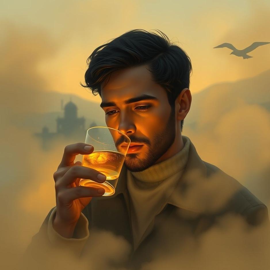 Dream : Man drinking raki in a dream