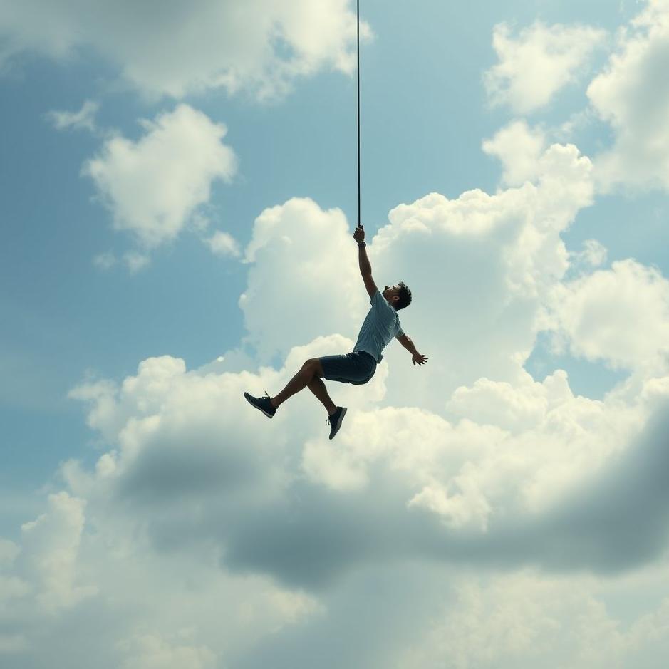 Dream : Man hanging from a rope in a dream